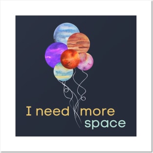 I need more space planet balloons Posters and Art